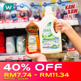 15-20 January 2025: Watsons Malaysia: Up to 40% Off Household Essentials Promotion