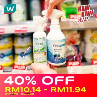 15-20 January 2025: Watsons Malaysia: Up to 40% Off Household Essentials Promotion